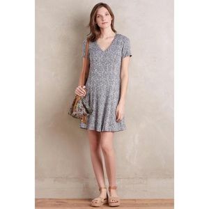 Anthropologie Dolan Left Coast Ribbed Flare Dress